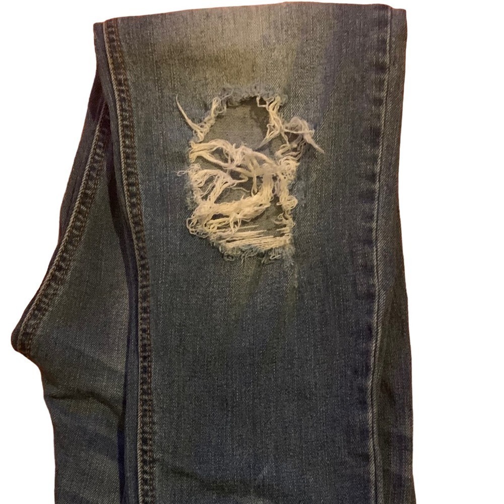 Altar’d State Straight leg Stretch Distressed Jeans (Women's 25) - Picture 6 of 6
